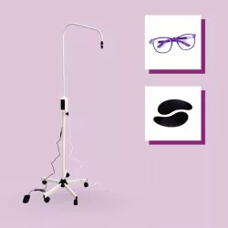   OrgaMo Chance - UV LED Lámpa Fehér (+ UV védőszemüveg + UV védő szilikon szemhéjtapasz + UV webinar)