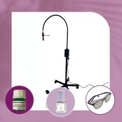   OrgaMo UV led lámpa + UV szűrő szemüveg + EyeCare szérum (1 ml) + OrgaMo UV ragasztó + UV webinar