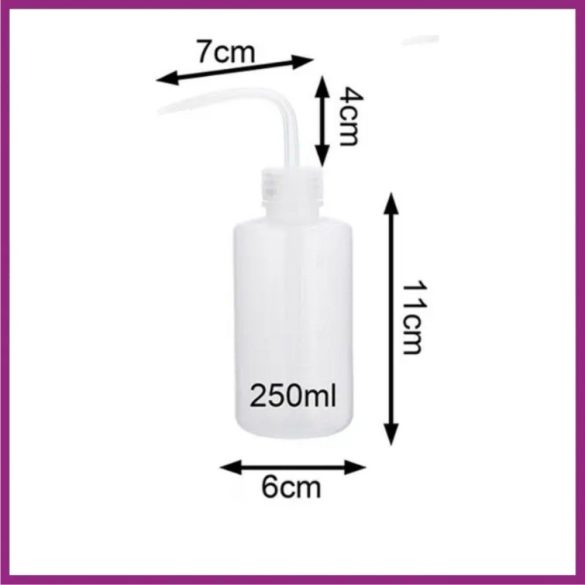 Pipettás szempilla öblítő flakon 250 ml